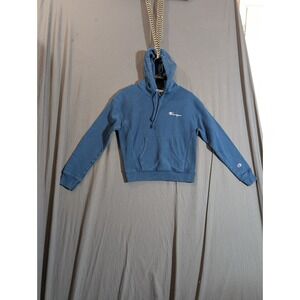 Champion Reverse Weave hooded sweatshirt in light blue XS